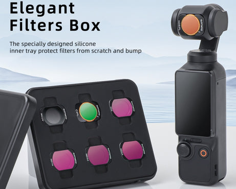 For DJI Osmo Pocket 3 Sunnylife Camera Lens Magnetic Metal Filter, No Impact On Gimbal Reset, MCUV, ND8, ND16, ND32, ND64, CPL, ND8PL, ND16PL, ND32PL, ND64PL, 3 in 1 CPL ND8 ND16, 4 in 1 ND8-64, 4 in 1 ND8-64PL, 4 in 1 UV CPL ND32 ND64                 ...