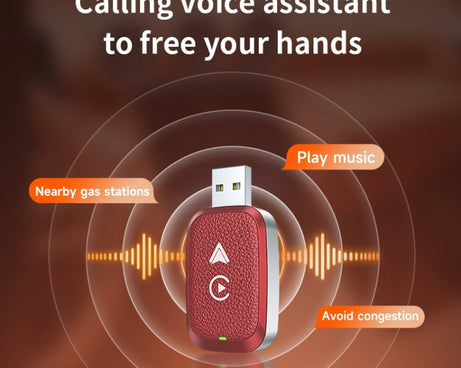 2 in 1 Car Carplay / Android Auto Carplay Box Wired to Wireless Adapter, Car Carplay / Android Auto