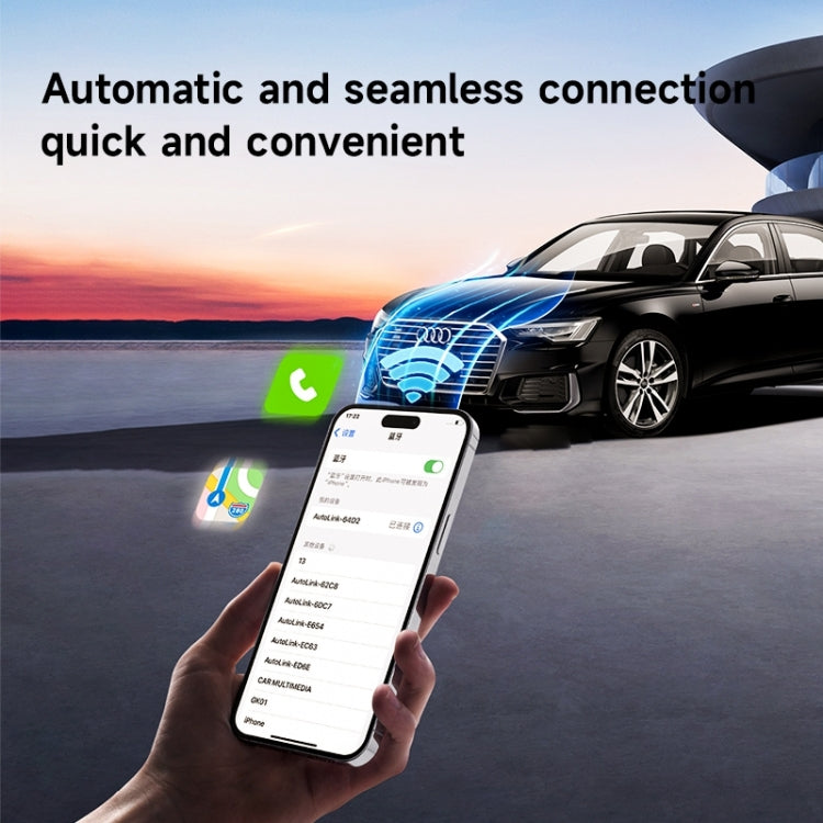 For iPhone Smart Wireless Car CarPlay Box Wired to Wireless Adapter, For iPhone