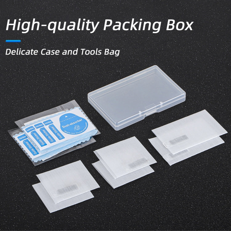 For DJI Osmo Action 5 Pro Sunnylife 3 in 1 Lens Protector Front and Rear Screen Tempered Glass Films