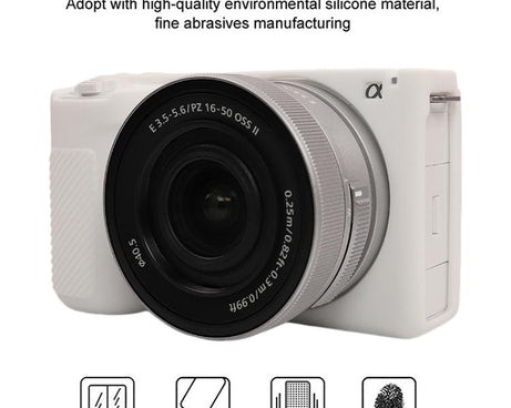 Glossy Soft Silicone Protective Case, For Sony ZV-E10 II / ZV-E10M2