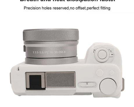 Glossy Soft Silicone Protective Case, For Sony ZV-E10 II / ZV-E10M2
