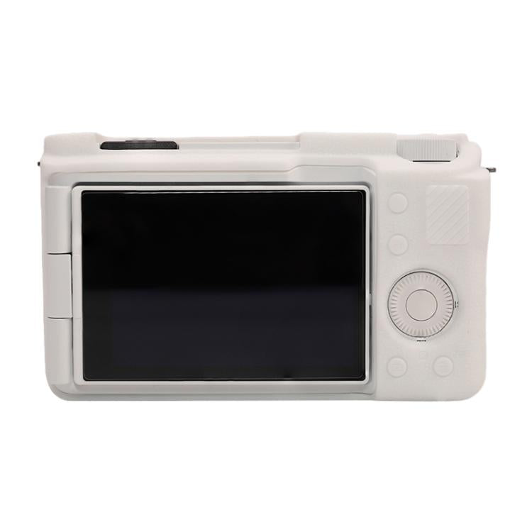 Litchi Texture Soft Silicone Protective Case, For Sony ZV-E10 II / ZV-E10M2