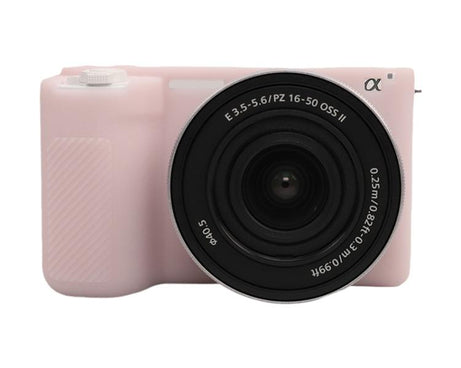 Litchi Texture Soft Silicone Protective Case, For Sony ZV-E10 II / ZV-E10M2