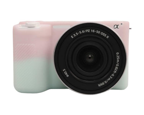 Litchi Texture Soft Silicone Protective Case, For Sony ZV-E10 II / ZV-E10M2