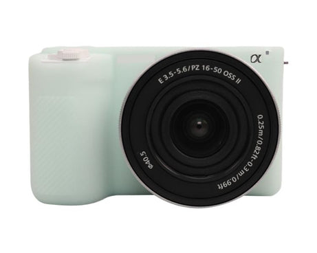 Litchi Texture Soft Silicone Protective Case, For Sony ZV-E10 II / ZV-E10M2