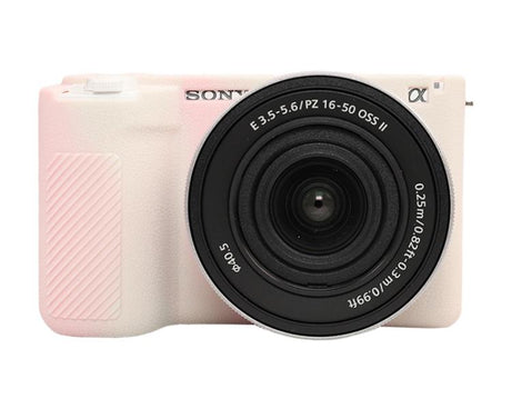 Litchi Texture Soft Silicone Protective Case, For Sony ZV-E10 II / ZV-E10M2