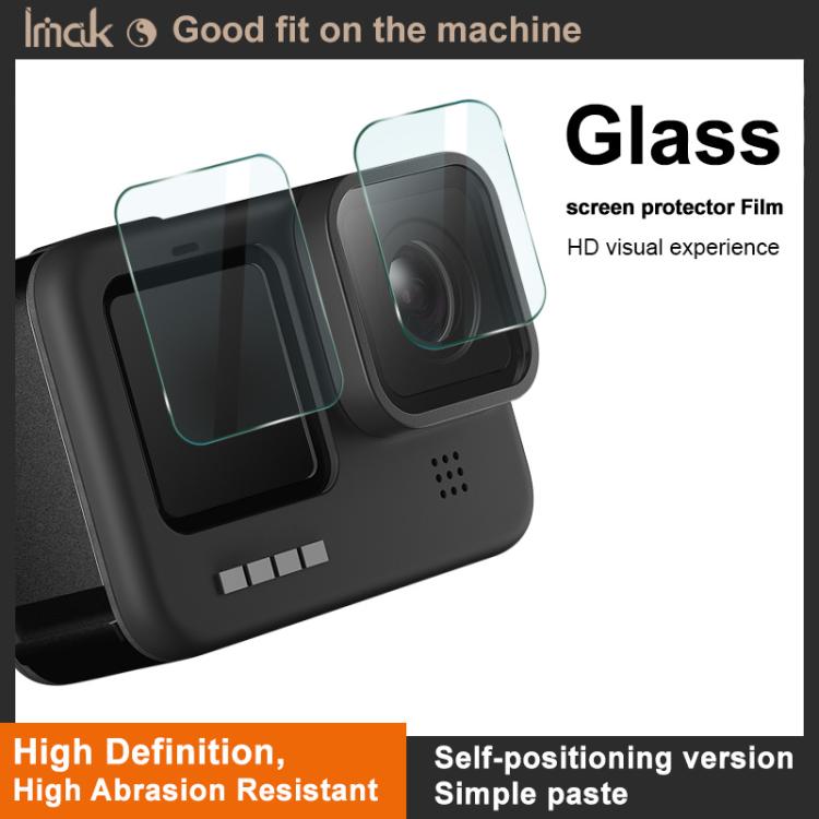 imak Tempered Glass Film with Camera Lens Film, Self-positioning Version, For DJI Osmo Action 6, For DJI Osmo Action 5 Pro, For DJI Osmo Pocket 3, For DJI Osmo Action 4