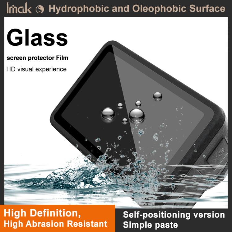 imak Tempered Glass Film with Camera Lens Film, Self-positioning Version, For DJI Osmo Action 6, For DJI Osmo Action 5 Pro, For DJI Osmo Pocket 3, For DJI Osmo Action 4