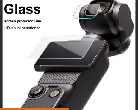 imak Tempered Glass Film with Camera Lens Film, Self-positioning Version, For DJI Osmo Pocket 4, For DJI Osmo Action 6, For DJI Osmo Action 5 Pro, For DJI Osmo Pocket 3, For DJI Osmo Action 4