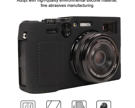 Litchi Texture Soft Silicone Protective Case, For FUJIFILM X100VI