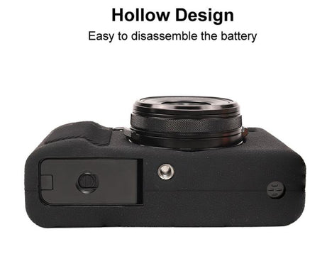 Litchi Texture Soft Silicone Protective Case, For FUJIFILM X100VI