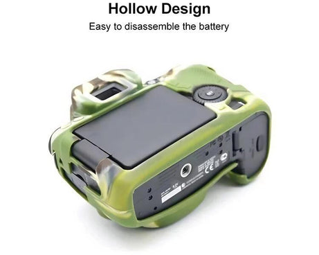 Soft Silicone Protective Case, For Canon EOS 70D