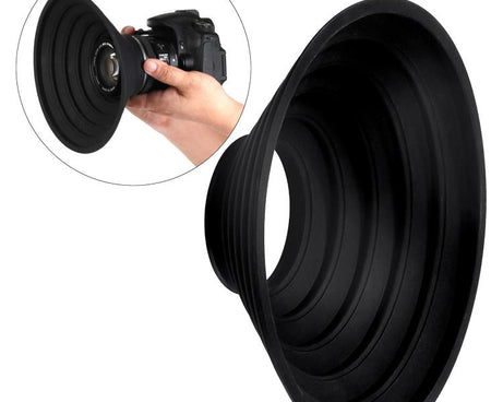 Universal Silicone Lens Hood, 30-50mm, 50-70mm, 70-90mm