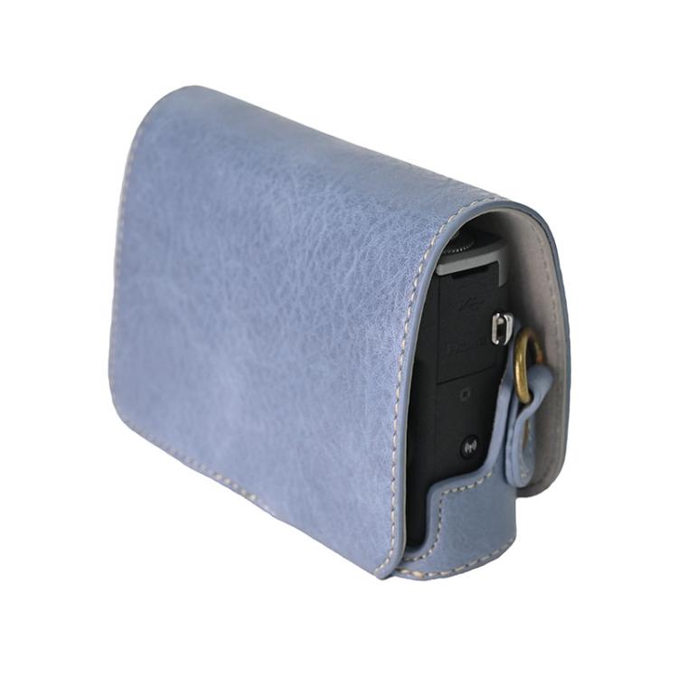 Retro Litchi Texture Leather Full Body Camera Case Bag with Strap, For Canon G7 X Mark III / G7X3, For Canon PowerShot SX740 HS