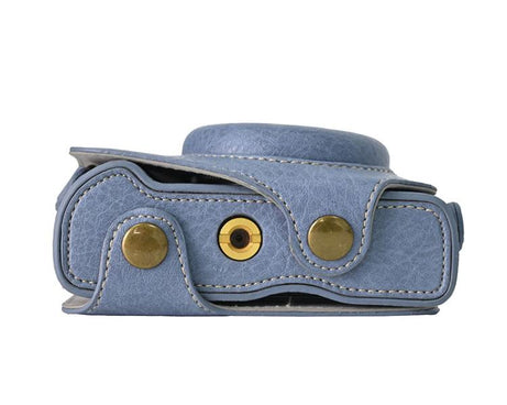 Retro Litchi Texture Leather Full Body Camera Case Bag with Strap, For Canon G7 X Mark III / G7X3, For Canon PowerShot SX740 HS