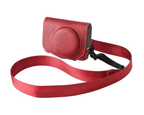 Retro Litchi Texture Leather Full Body Camera Case Bag with Strap, For Canon G7 X Mark III / G7X3, For Canon PowerShot SX740 HS