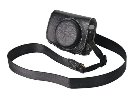Retro Litchi Texture Leather Full Body Camera Case Bag with Strap, For Canon G7 X Mark III / G7X3, For Canon PowerShot SX740 HS