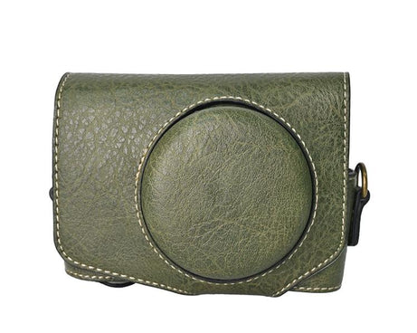 Retro Litchi Texture Leather Full Body Camera Case Bag with Strap, For Canon G7 X Mark III / G7X3, For Canon PowerShot SX740 HS