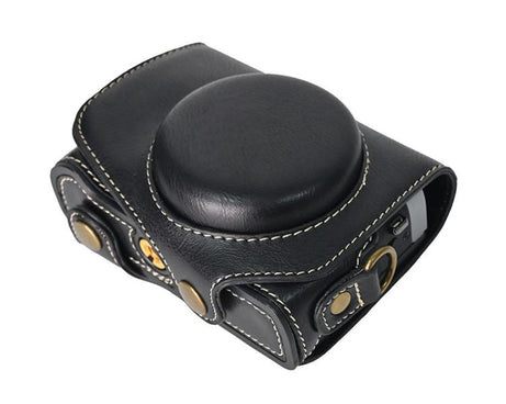 Retro Pull Up Leather Full Body Camera Case Bag with Strap, For Canon G7 X Mark III / G7X3, For Canon PowerShot SX740 HS
