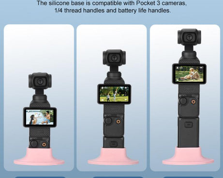 BRDRC Silicone Desktop Base Bracket, For DJI OSMO Pocket 3