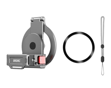 BRDRC Smartphone Teleprompter Stand Desktop Clamp Cold Shoe Extension Mount