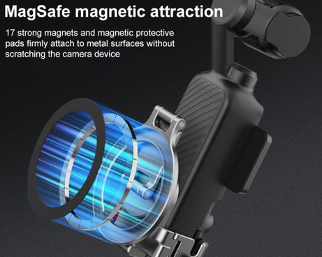 BRDRC Smartphone Teleprompter Stand Desktop Clamp Cold Shoe Extension Mount