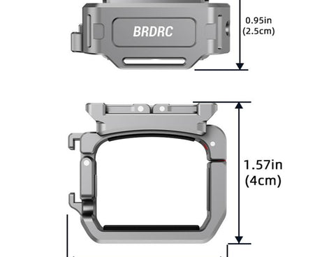 BRDRC Quick Assembly Multi-function Cold Shoe Extension Mount, For DJI Osmo Pocket 3