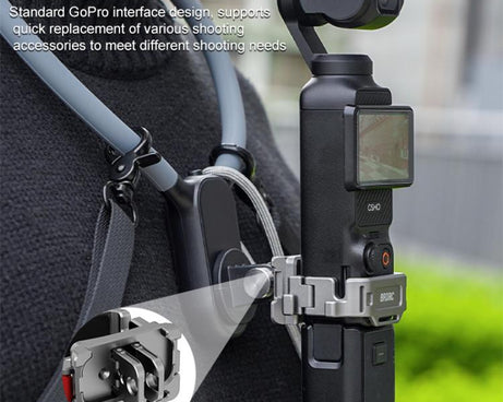 BRDRC Quick Assembly Multi-function Cold Shoe Extension Mount, For DJI Osmo Pocket 3