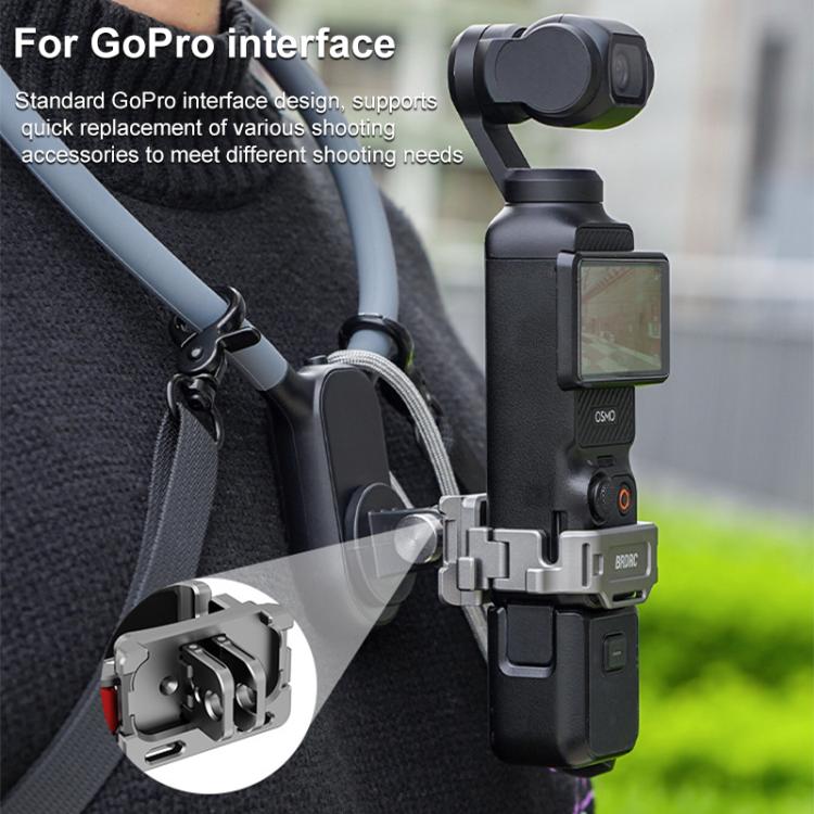 BRDRC Quick Assembly Multi-function Cold Shoe Extension Mount, For DJI Osmo Pocket 3