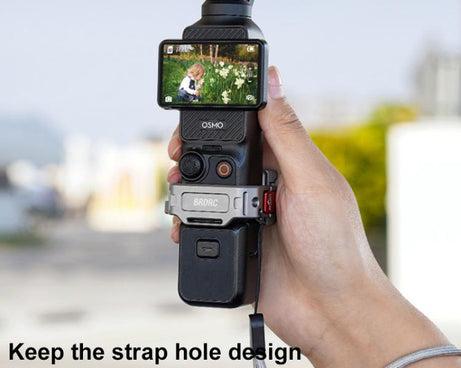 BRDRC Quick Assembly Multi-function Cold Shoe Extension Mount, For DJI Osmo Pocket 3