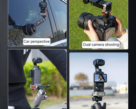 BRDRC Quick Assembly Multi-function Cold Shoe Extension Mount, For DJI Osmo Pocket 3