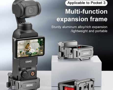 BRDRC Quick Assembly Multi-function Cold Shoe Extension Mount, For DJI Osmo Pocket 3