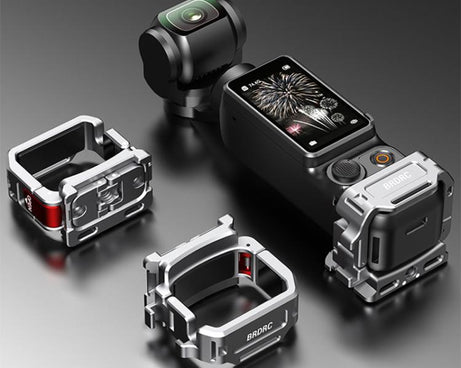 BRDRC Quick Assembly Multi-function Cold Shoe Extension Mount, For DJI Osmo Pocket 3