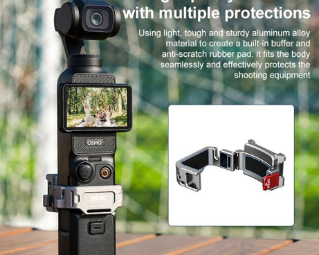BRDRC Quick Assembly Multi-function Cold Shoe Extension Mount, For DJI Osmo Pocket 3
