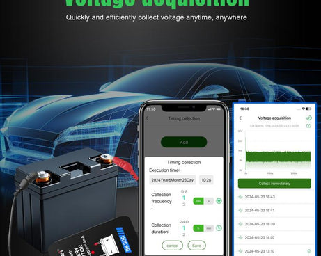 KONNWEI BK300 6V / 12V / 24V Car Bluetooth 5.0 Battery Monitor Diagnostic Tool, BK300