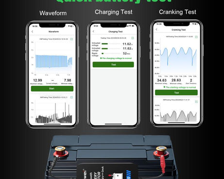 KONNWEI BK300 6V / 12V / 24V Car Bluetooth 5.0 Battery Monitor Diagnostic Tool, BK300