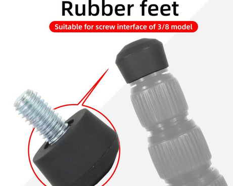 BEXIN FT-02B 3/8 Screw Rubber Feet Pads Tripod Anti-Slip Foot Pad