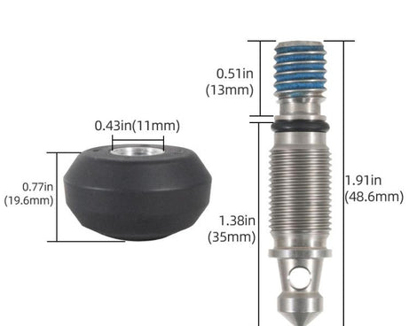 BEXIN FT-13 3/8 Screw Rubber Feet Pads Tripod Anti-Slip Foot Pad