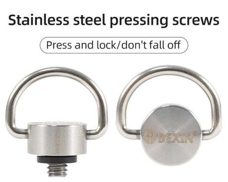 BEXIN LS020 Quick Release Plate Screws 1/4 inch C-Ring Adapter Mount Screws