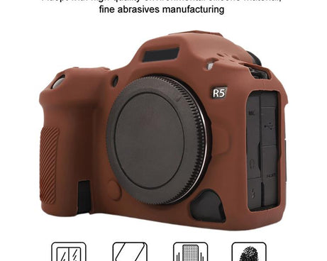 Glossy Soft Silicone Protective Case, For Canon EOS R5 Mark II / R5II