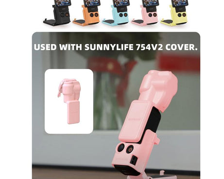 Sunnylife Multifunctional Magnetic Mount Tabletop Base Bracket, For DJI OSMO Pocket 3