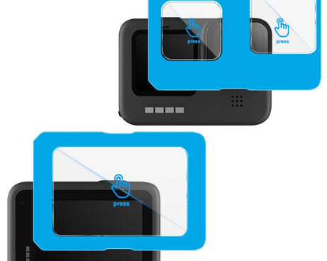 imak Tempered Glass Film with Camera Lens Film, Self-positioning Version, For GoPro HERO13 Black, For GoPro HERO12 Black