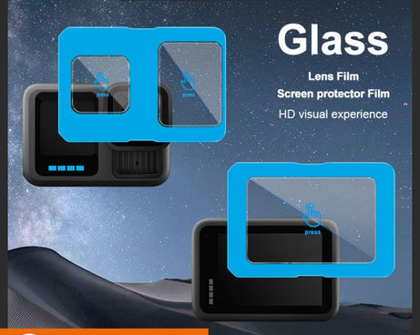 imak Tempered Glass Film with Camera Lens Film, Self-positioning Version, For GoPro HERO13 Black, For GoPro HERO12 Black