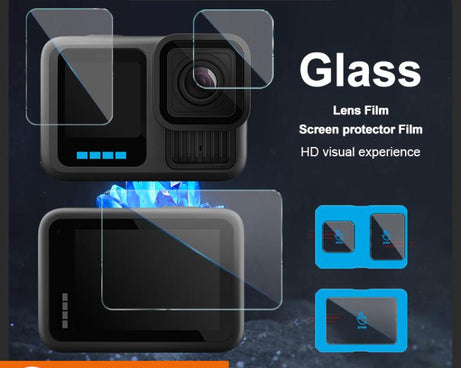 imak Tempered Glass Film with Camera Lens Film, Self-positioning Version, For GoPro HERO13 Black, For GoPro HERO12 Black