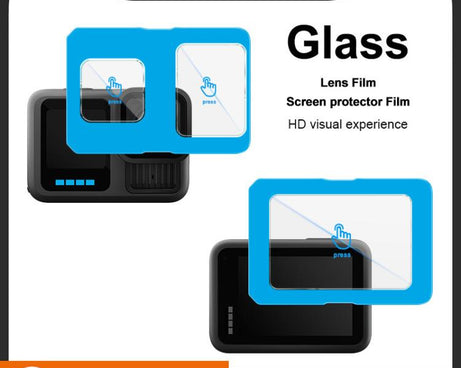 imak Tempered Glass Film with Camera Lens Film, Self-positioning Version, For GoPro HERO13 Black, For GoPro HERO12 Black