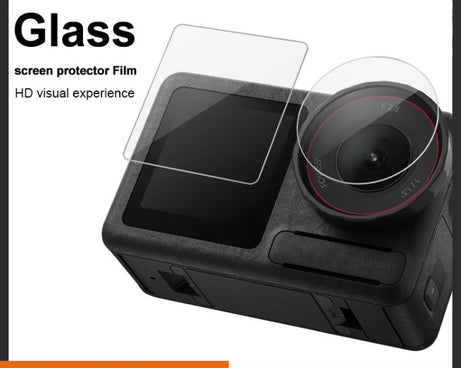 imak Tempered Glass Film with Camera Lens Film, Self-positioning Version, For GoPro HERO13 Black, For GoPro HERO12 Black