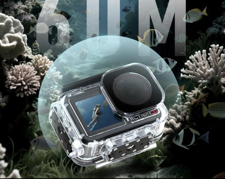 For DJI Osmo Action 5 Pro Magnetic 60m Waterproof Case