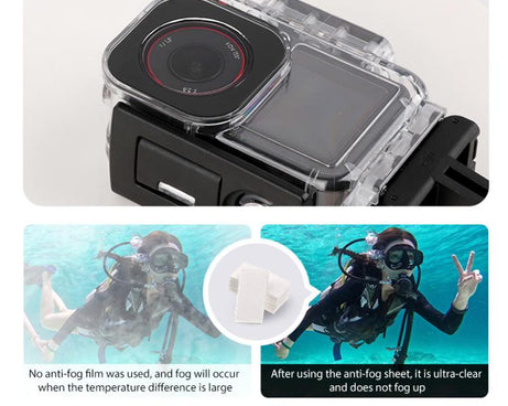 For DJI Osmo Action 5 Pro Magnetic 60m Waterproof Case