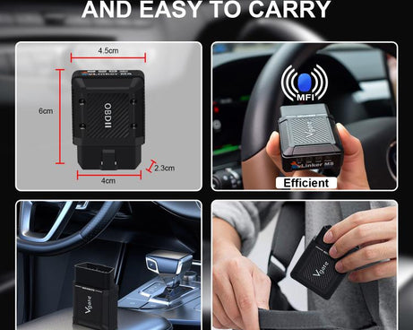 Vgate vLinker MS 12V / 24V Bluetooth Car OBD2 Scanner, vLinker MS